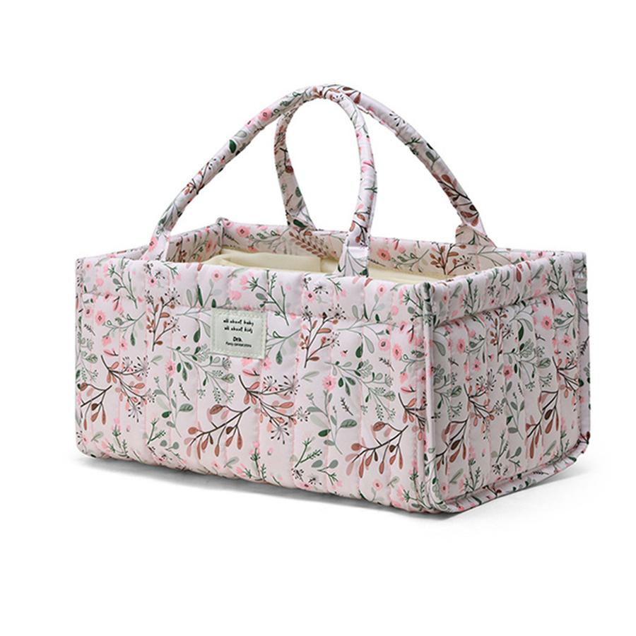 Baby Diaper Organizer Bag Folding Portable Diaper Stackers & Caddies High Capacity Storage Bag for Baby Things