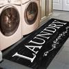 American Retro Coffee Cup Letter Long Carpet, Kitchen Area Rug, Laundry Room Entrance Corridor Long Decorative Foot Mat