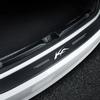 New Carbon Fiber Car Door Sill Sticker Threshold Side Anti Scratch Sticker For Ford KA Logo Waterproof Decal Car Accessories