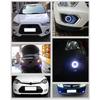 Universal 2pcs 10W LED COB Angel Eyes Daytime Running Light Car Vehicle Fog Lights (2.5in)