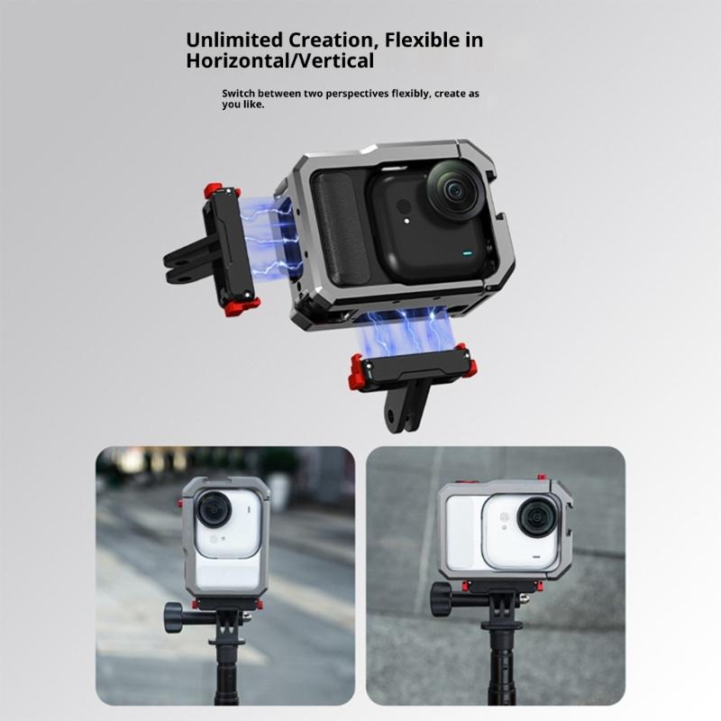 Metal Silicone Camera Clip For Sports Camera Wearable Devices Featuring Easy Installation And Lightweight Design