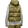 Y-3 Tie-Dye Pattern Hooded Sleeveless Vest Men Vests Olive IP7940