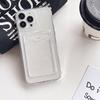 Can Put Photo Clear Shockproof Soft Wallet Case For Samsung Galaxy A60 A81 A82 A90 A91 Card Holder Pocket Phone Cover