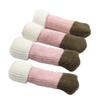 4 Pcs Knitted Chair Leg Covers Elastic Furniture Leg Protectors Non Slip Table Feet Covers Chair Leg Booties for Floor Protection Reduce Friction