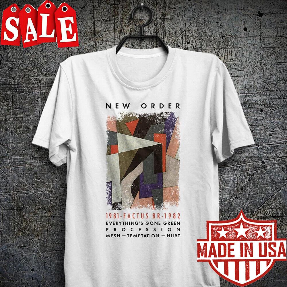 

1981 Factus 8 1982 Singles New Order Shirt Unisex T-Shirt S