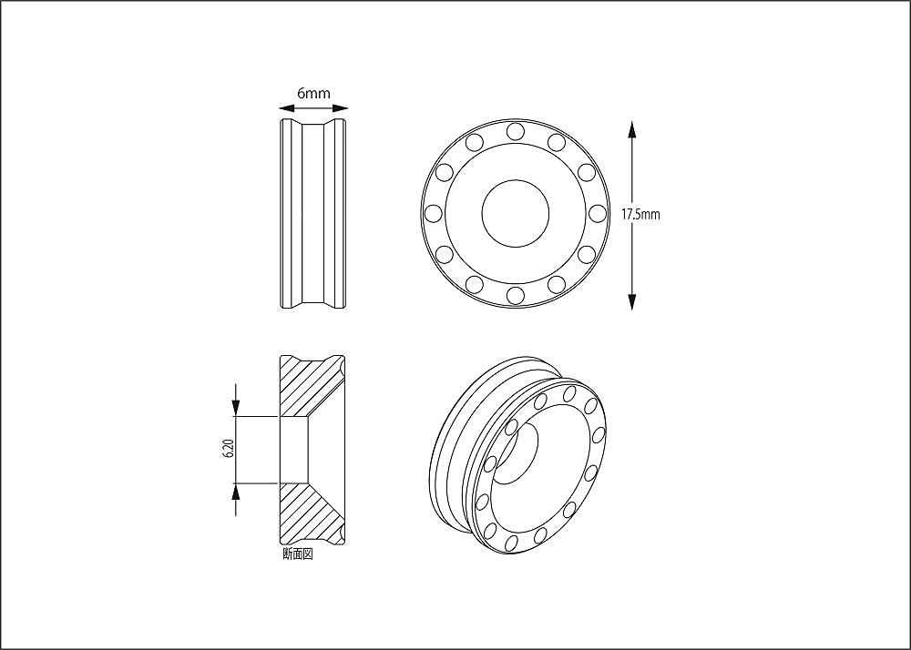 POSH FAITH Motorcycle Supplies Billet License Plate Holder Set with Flathead Screws M6 X 18mm Includes 2 Pieces Plated 500097