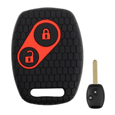 Key Cover 2 Button Case Remote Fob Protector Shell Bag Silicone Rubber Case For Honda Accord Civic CRV Pilot Honda Stepwgn Spada