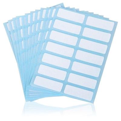 168PCS 13 X 38mm White Price Sticker Self Adhesive Labels Blank Name Number Tags ADM
