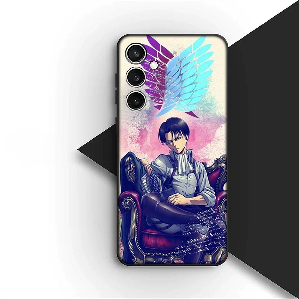 Casing Phone Cover for Huawei P30 P20 Mate 20 10 Lite Pro Y7 Y6P Y7A 2019 Nova 5T 3I Case Attack Eren Jaeger on Levi titan