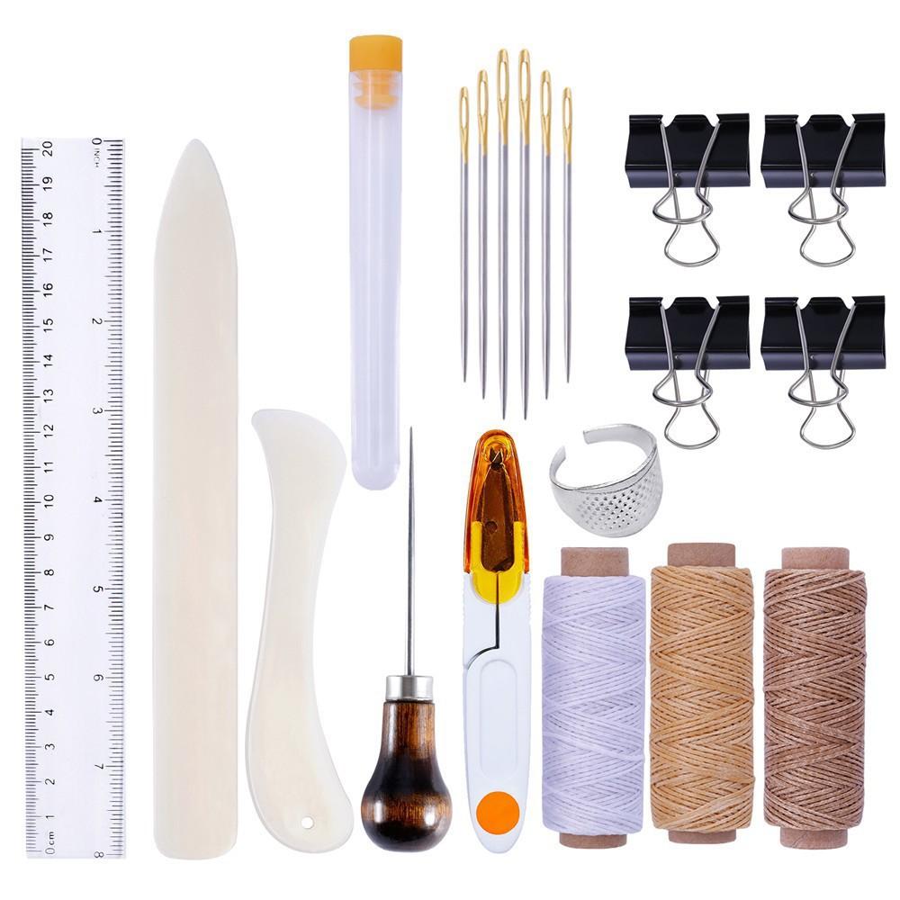 Complete Leather Craft Tool Set Leather Craft Hand Stitching Tools Leather Working Tool for Leather Working Project