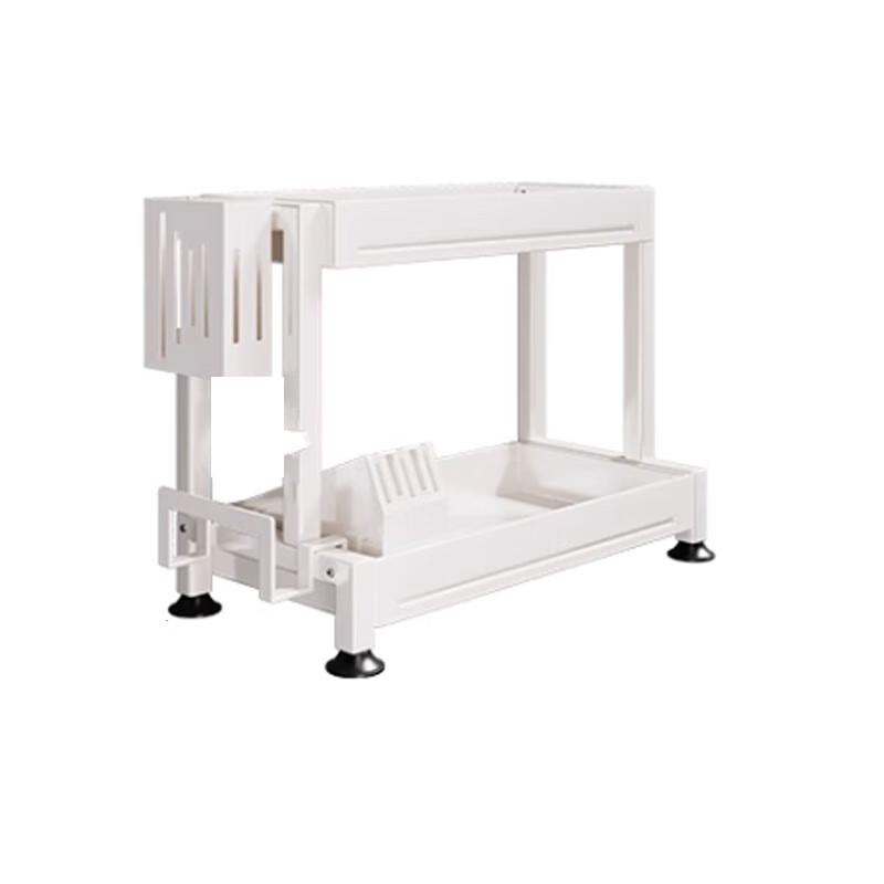 Yingbai Deluxe White 2-Tier Spice Rack Organizer