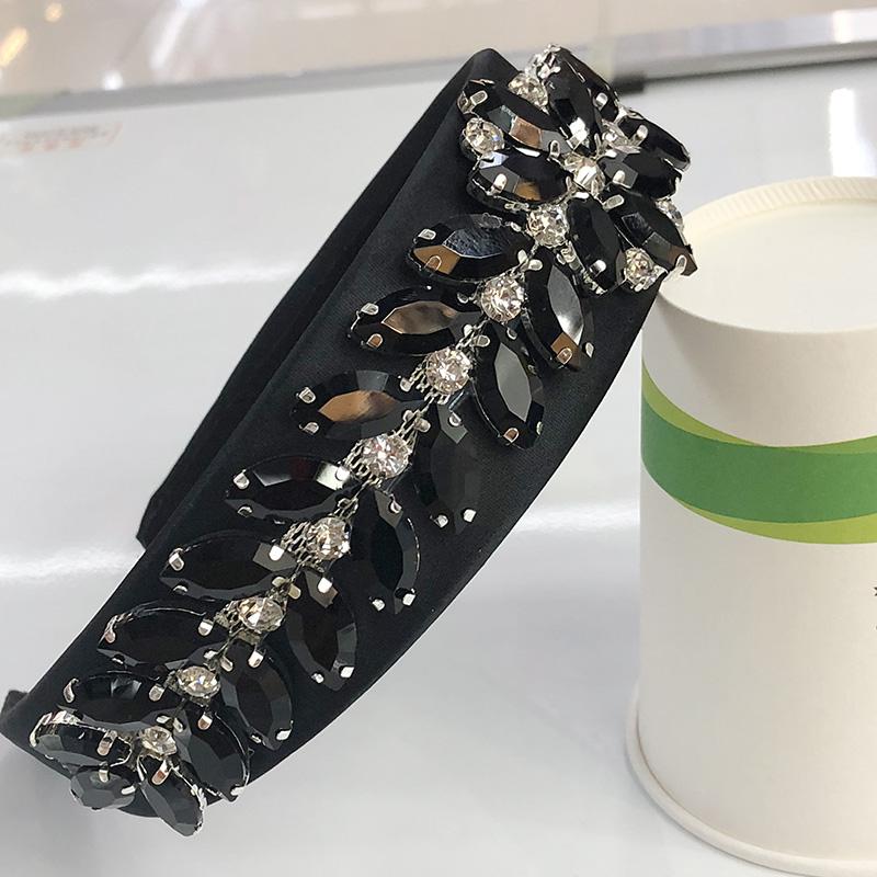 

Барочный цветной стеклянный ободок для волос со стразами для женщин, девочек, аксессуары для волос