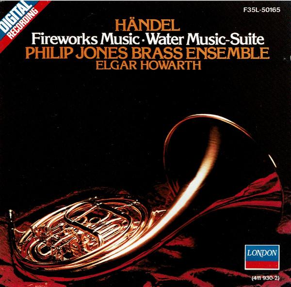 

CD GEORG FRIEDRICH HNDEL : PHILIP JON - Fireworks Music / Water Music-Suite F35L50165 London Records 1985 Japan ObiClassical Used