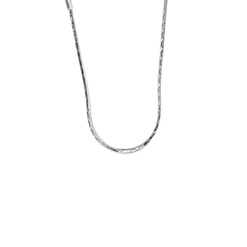 SEWNSWEN TRIANGLE SNAKE CHAIN NECKLACE
