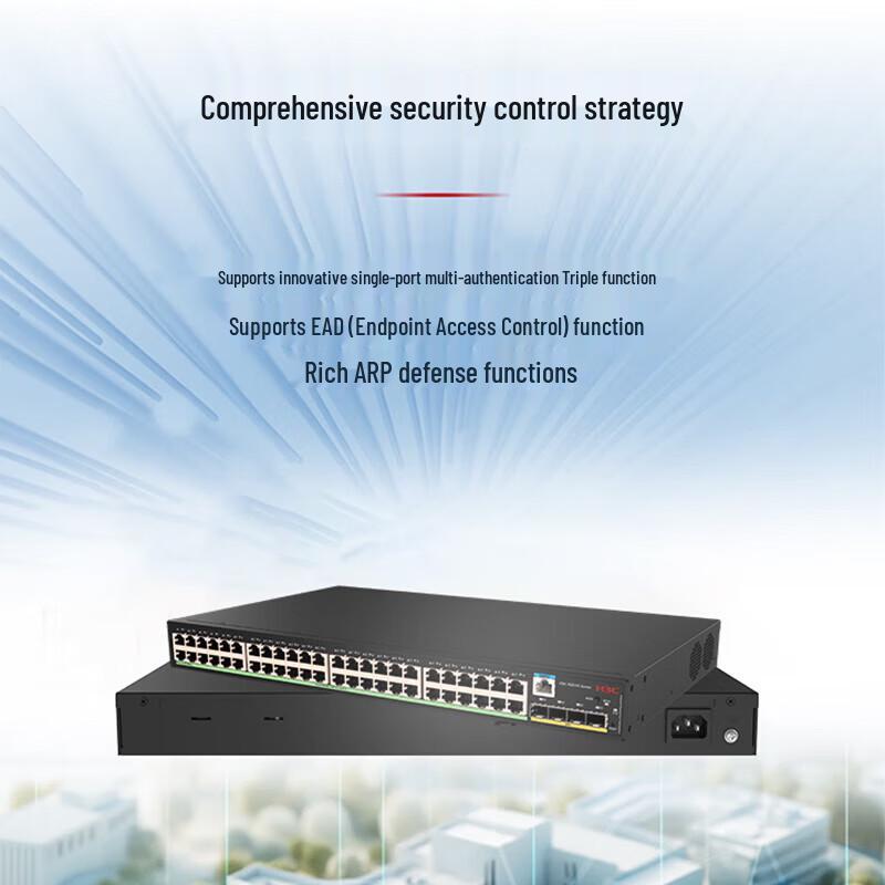 H3C RS5110-48P4X 48-Port Gigabit PoE Access Switch