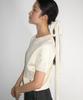 Ronron Starry Beads Short Sleeve Knit Ivory