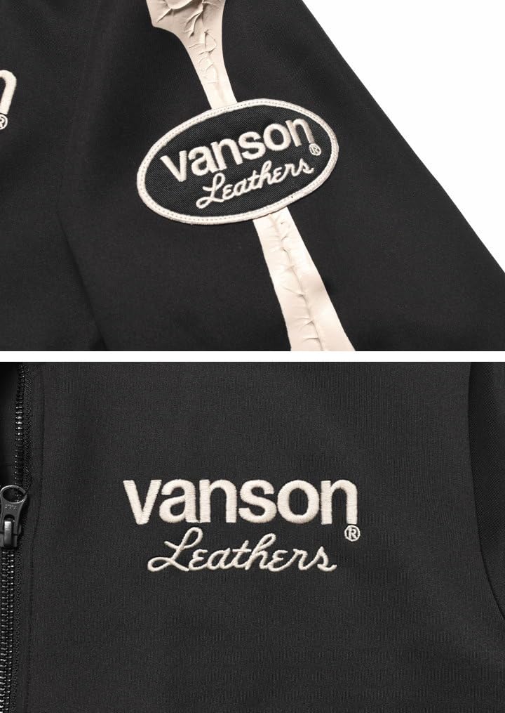 Jersey BONE Skull Bone 3D Print Oval Patch Jersey Track Jacket Black X Black [Banson] [Spring 2025] & NVSZ-2503 (JP, Alphabet, 2XL, (B))