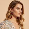 DIGADAGU Metal Patchwork Geometric Dangle Earrings New Vintage Luxury Earrings Women Daily Zircon Accessories