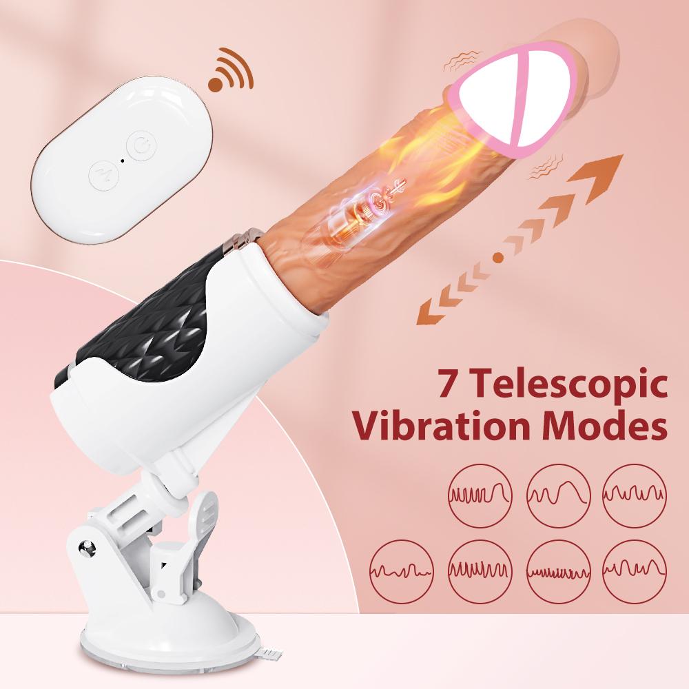 Wireless Remote Control Dildo Female Masturbation Sex Toys for Women Telescopic Penis Vibrator Adult Vagina Anal Stimulator