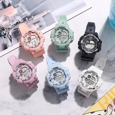 Electronic Watch Female Middle School Student Girlfriend Couple Sports Waterproof Luminous Watch Male