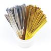 Boys Girls for Candy Bag Baking Gift Wrap Lollipop Cake Bag Metallic Twist Ties Sealing Ties Wedding Party Supplies 100Pcs Wrapping Gold Silver Home