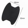 Carbon Fiber Car Door Handle Protective Stickers, 4-Piece Set