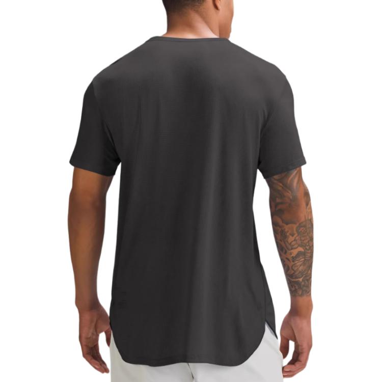 Lululemon Fast And Free T Shirt Men's Graphite Gray LM3EJRS