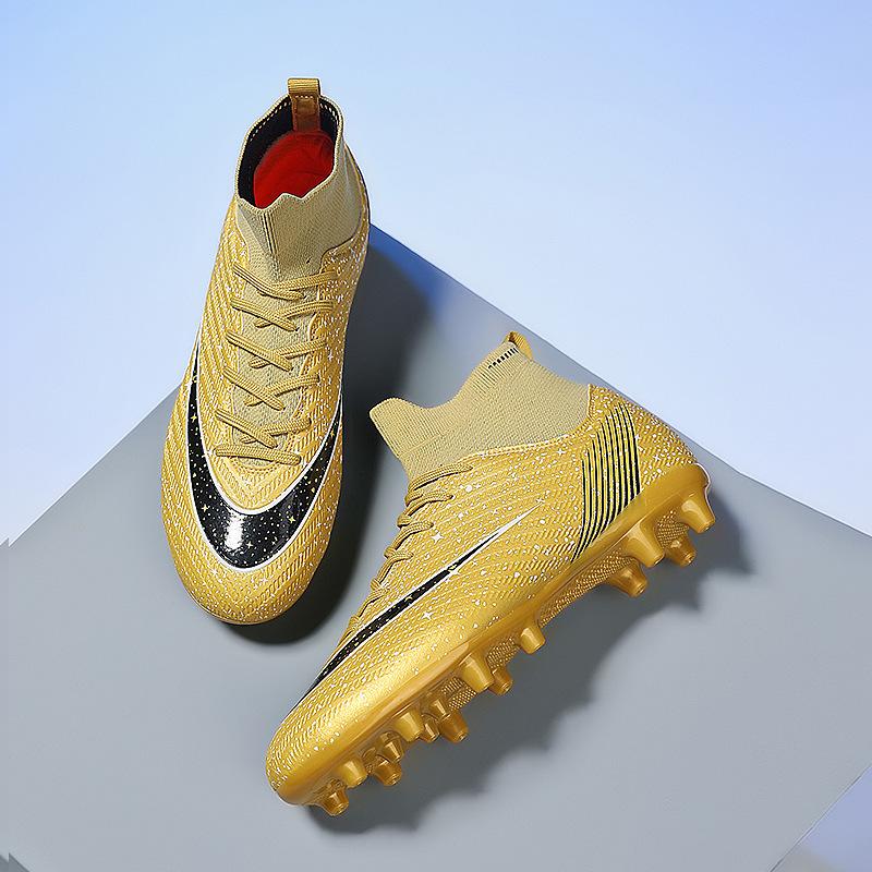 

football shoes men s high-top students game training long spikes broken nails sports shoes 31