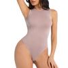 Seamless Thong Bodysuits for Women Tummy Control Shapewear One Piece Leotard Shirt Going Out Romper Tops Waist Trainer Slimming Body Shaper