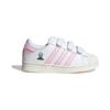 Adidas Originals Superstar Breathable Comfortable Durable Low-Top Kids Skate Shoes Pink Kids Sneaker IE8250