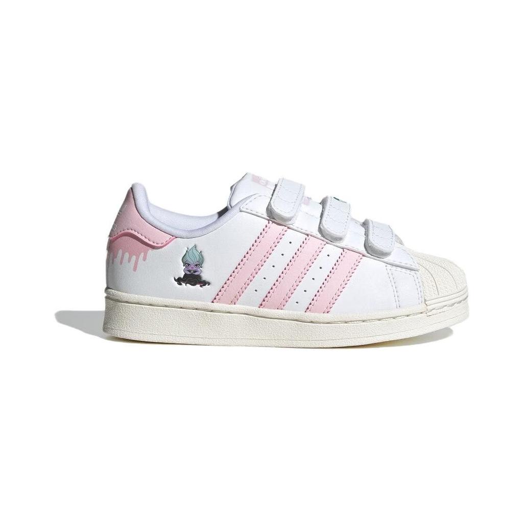 Adidas Originals Superstar Breathable Comfortable Durable Low-Top Kids Skate Shoes Pink Kids Sneaker IE8250