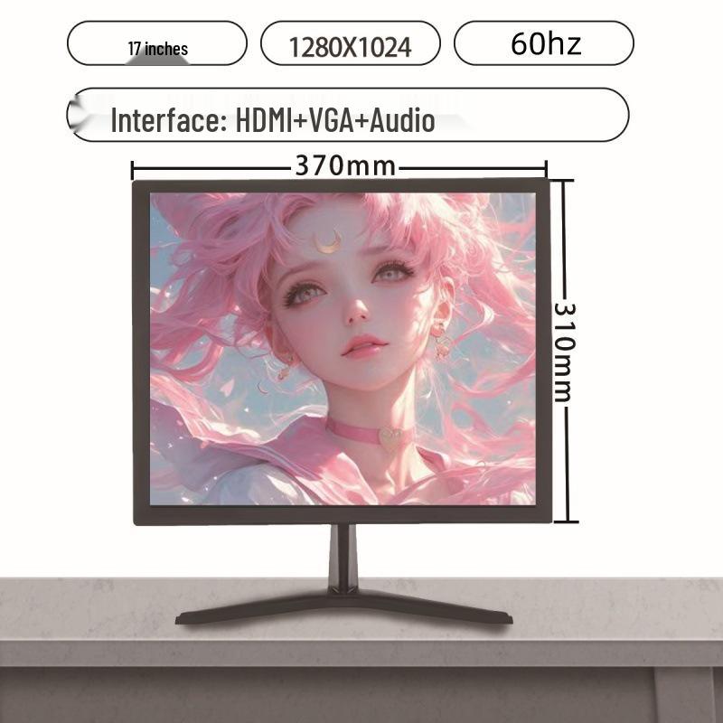 Brand New 19-27 Inch Flat IPS Monitor: Ideal for Office, Gaming, and Surveillance