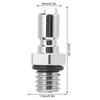 Für BCD Power Inflator Adapter Verchromt Messing Tauchen Auspuff Ventil Nippel Ersatz