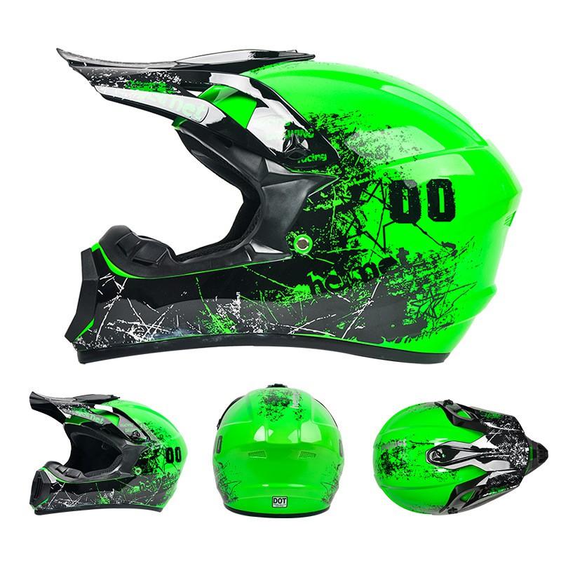 Full Face Motorcycle Helmet Off-Road ATV Dirt Bike Mountain Downhill Karting Safety Protection