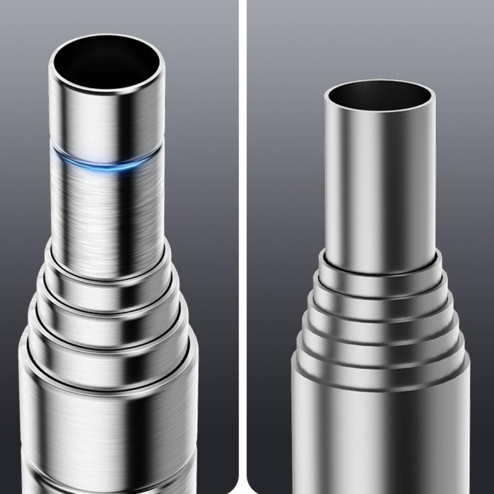 Stainless Steel Handle Flexible Bendable Duster Telescopic Design Microfiber Duster Household Use