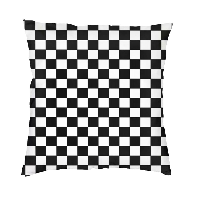 Chess Pillow Case xcm for Sofa Chessboard Game Luxury Cushion Cover Soft Pillowcase