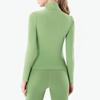Women's Lulu Yoga Jacket: Quick-Dry, Long-Sleeve Sportswear for Autumn/Winter Fitness