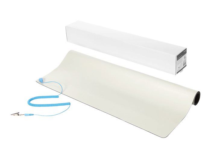 Tapis antistatique - STARTECH - M3013 - 60 x 70 cm - Beige - Réduit l'électricité statique