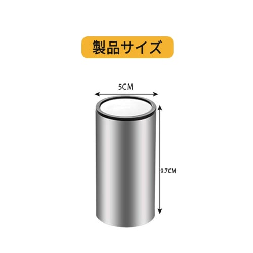 LILIWER Toothpick Holder, Toothpick Case, Made of Food-Grade 304 Stainless Steel, Press-Type, Automatically Dispenses Toothpicks with a Push, Simple,