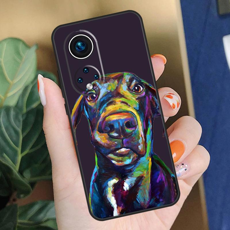 

Great Dane Dog Watercolor Case For Honor X8b X9b X9a X8a X8 X9 X9c 50 70 90 Lite Honor 200 Pro Magic 7 5 6 Lite Cover Honor 200 Lite