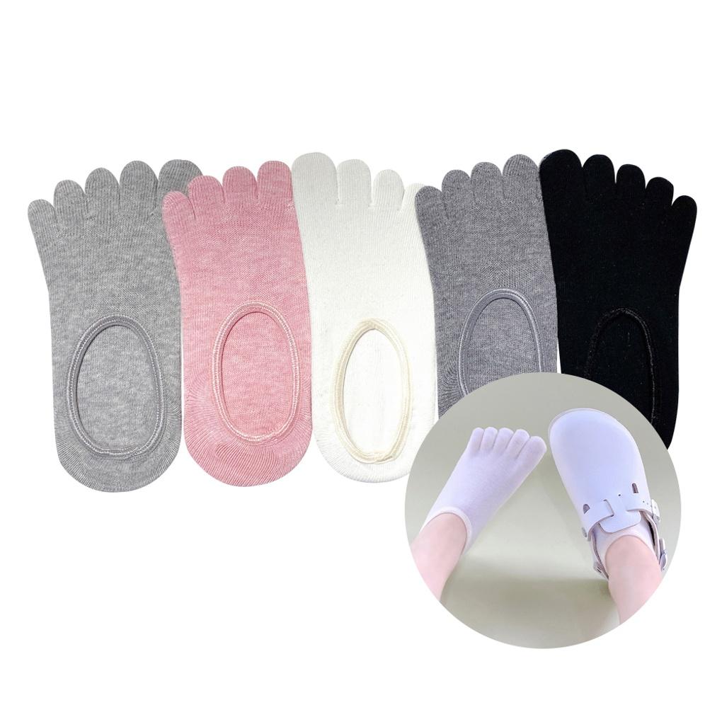 

5 Pairs of Women s Simple Toe Socks/Fake Socks