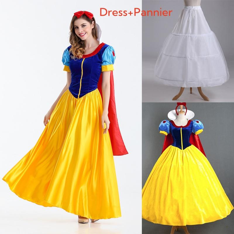 Deluxe Sniegbaltītes Cosplay Tērps Pieaugušiem Sievietēm