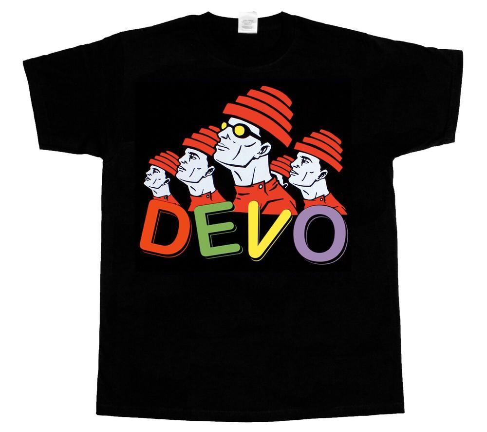 DEVO BAND Rock Band NEW BLACK TSHIRT S345XL Unisex T-Shirt