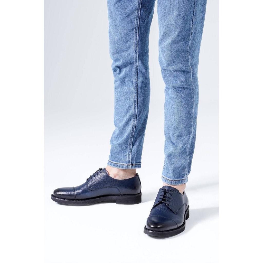 Klasické pánské boty z pravé kůže šněrovací Derby