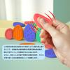 Wabeko Sensory Stone Toy 6-Piece Set Silicone Portable Fidget Tactile Stimulation Squeeze for Autism and Developmental Disorders