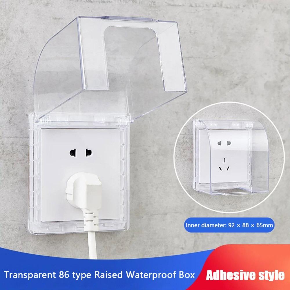 Întrerupător montat pe perete Capac de protecție Auto-adeziv de protecție Priză Priză Cutie impermeabilă Perete