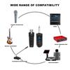 Wireless Microphone Converter XLR Transmitter and Receiver Wireless System Signal Adapter for Audio Mixer Dynamic Mic Guitar