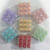 9-Keys Fidget Keyboard with Keychain Stress Relief Keyboard Finger Clicker Decompression Button Sensory Toy Backpack Hanging