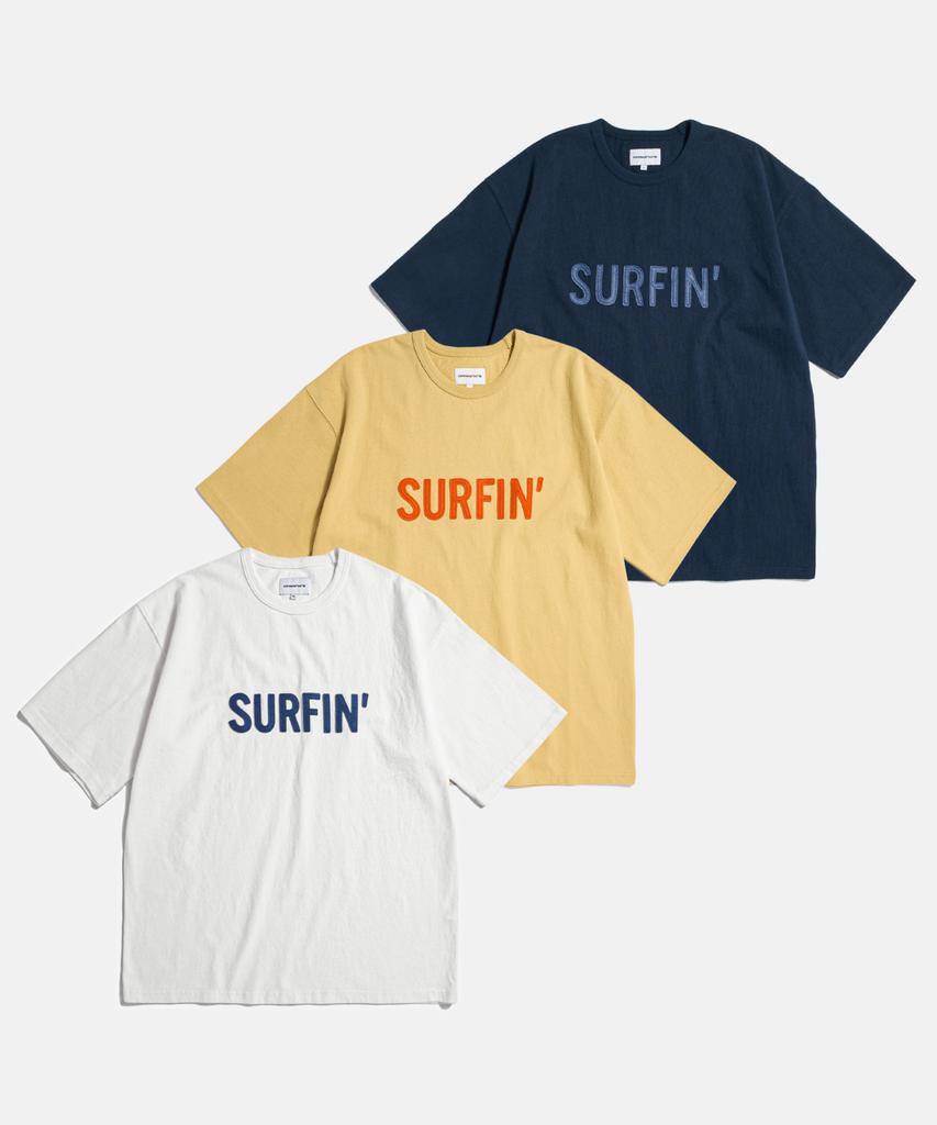 ESPIONAGE Surfin Heavyweight Tee Vintage Yellow
