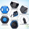 12V Car Cooling Fan Portable Adjustable Speed Rotating Switch With Cigarette Lighter Plug For Car Truck SUV RV Tent